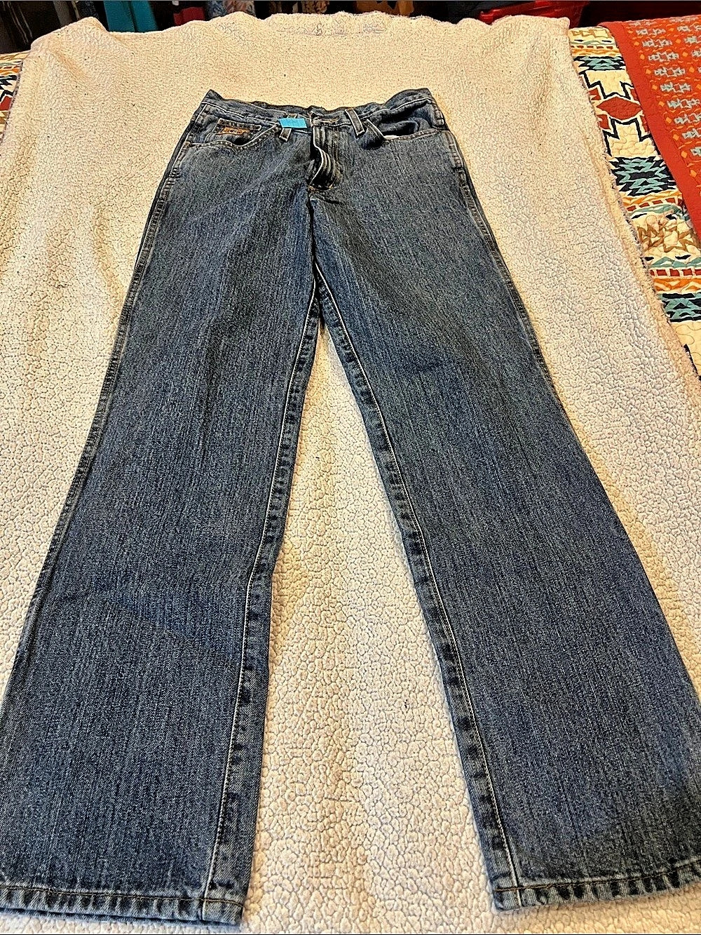 Cinch Bronze Boot Cut Jeans in Blue Waist 30